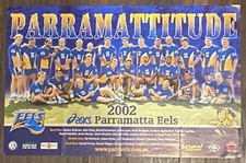 Parramatta Eels NRL 2002 Poster 48x32