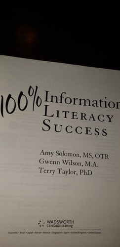 S02 100% INFORMATION LITERACY SUCCESS INSTRUCTOR'S EDITION, 2ND EDITIO PAPERBACK - Picture 6 of 7