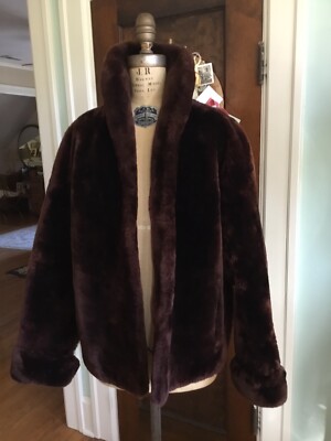 ジャケット・アウター 90s- mouton jacket chocolate brown s-l400.jpg