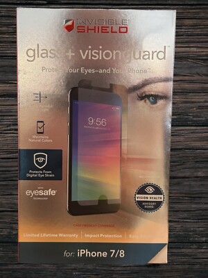 ZAGG InvisibleShield Glass+ VisionGuard for iPhone 8/7 - Best Protector