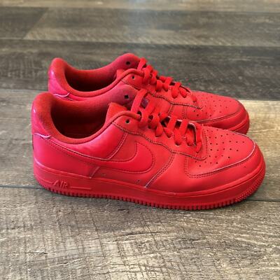 Nike Air Force 1 07 LV8 Red Size Men's 10/Women's 9 | eBay