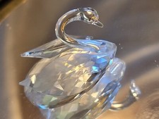 SWAROVSKI Crystal Small SWAN 7633 NR 38 Retired MIB COA zzz