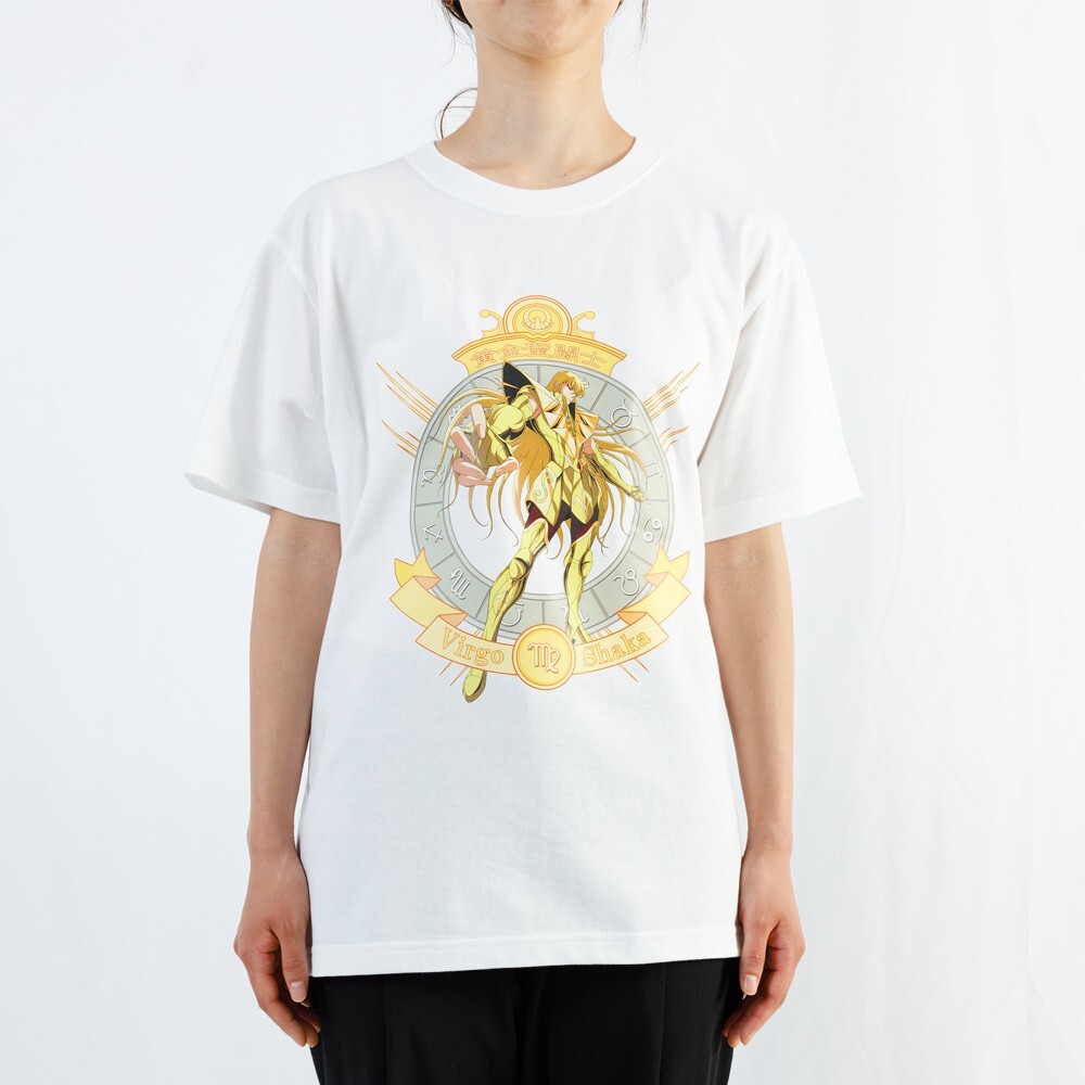 Tシャツ・アパレル Rare Vtg Saint Seiya Virgo Shaka T-Shirt Saint Seiya Hades Virgo Shaka T-shirt White XL Size Unisex Japan