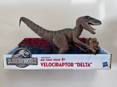 Jurassic World Velociraptor Delta Dinosaur Figure 2015 Hasbro