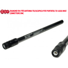 DIAMOND RH-799 ANTENNA TELESCOPICA PER PORTATILI 70-1000 MHZ - CONNETTORE BNC