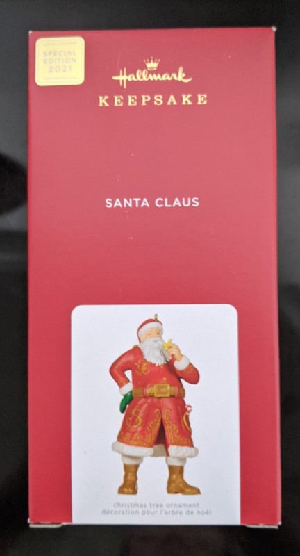 Hallmark 2021 Santa Claus, Special Edition Ornament, NIB