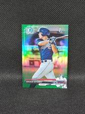 2017 Bowman Chrome Prospects BCP78 Abrahan Gutierrez 84/99 MINI GREEN REFRA (M3)
