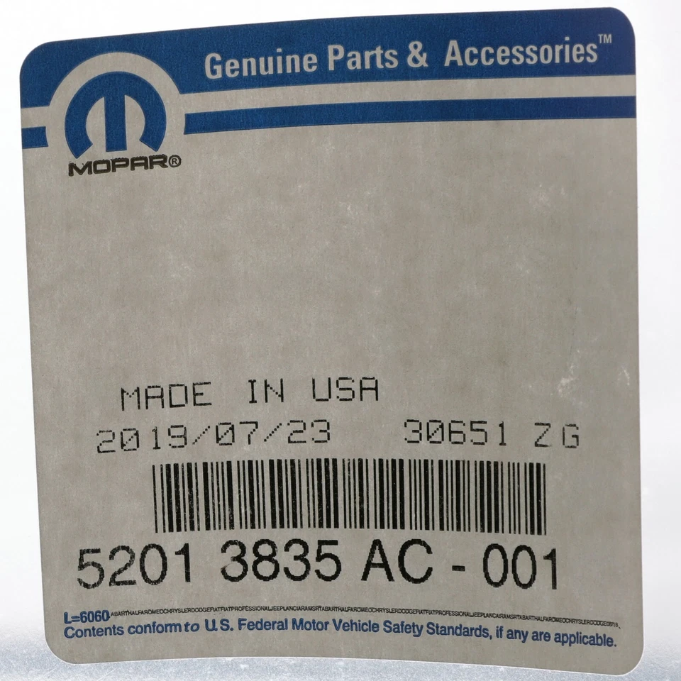 Dodge Ram 4500 5500 2008 cable de freno de estacionamiento trasero izquierdo Mopar 52013835Ac Foto 3 de 3