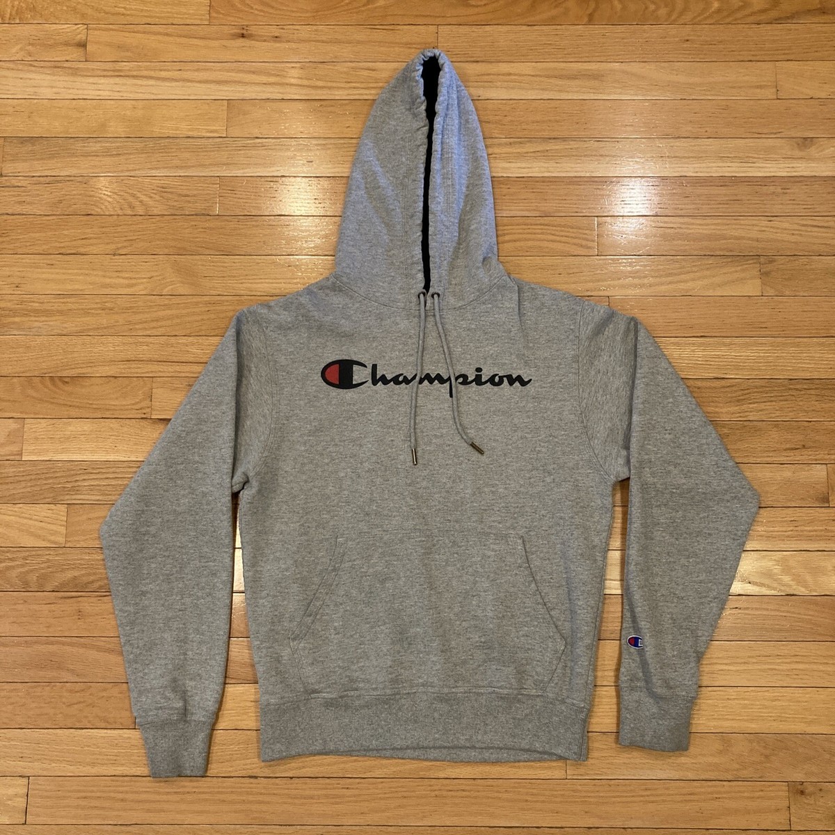 Champion Jumper Champion Dark Gray Hoodie Champion Dark Grey