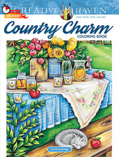 Creative Haven Country Charm Coloring Book Adult Coloring Books: In The Country