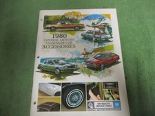 Vintage Gm Accessories Catalog Dated 1980 Cars Trucks Accessory Very Nice