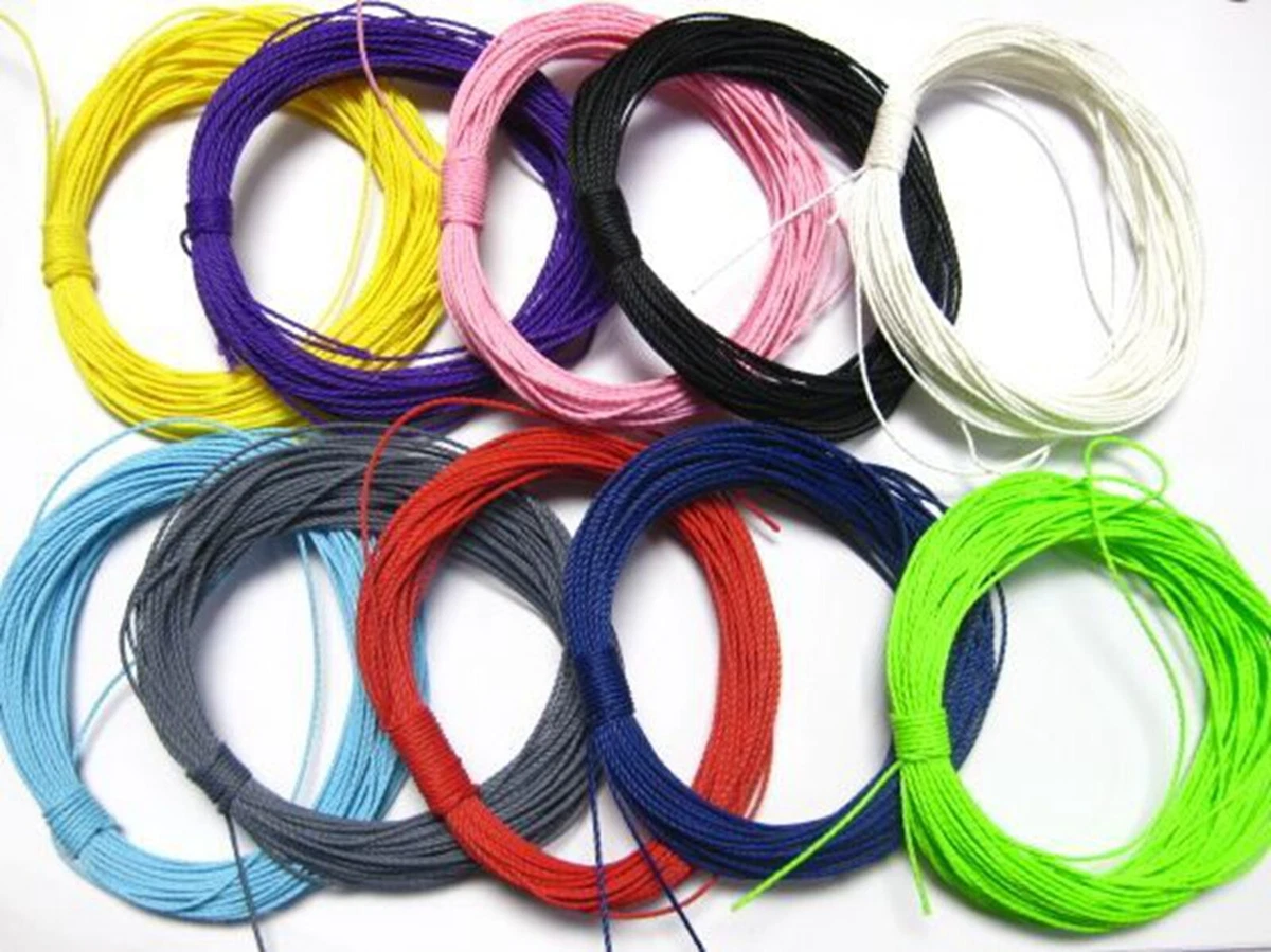 Waxed polyester twisted best sale cord