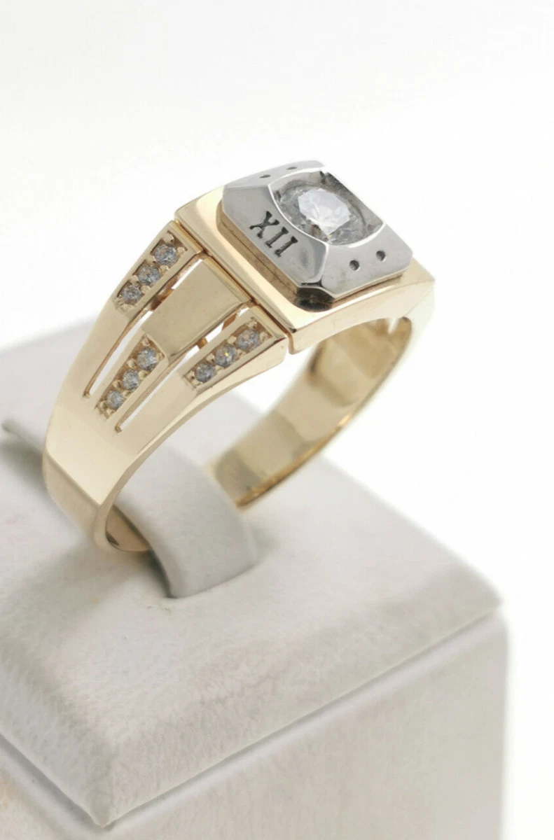 Men Ring Signet Ring Gold Ring 14 Carat 585 Gold 6 0 Gram Ring Size 65