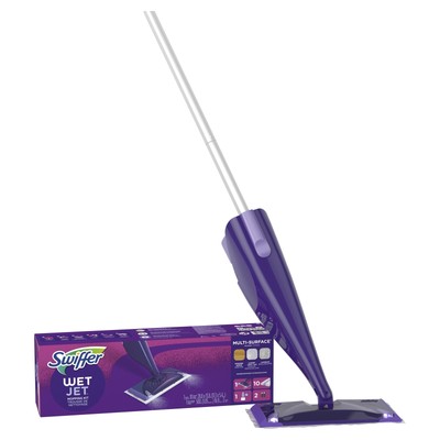 New Swiffer WetJet Hardwood & Floor Spray Mop Multi Surface, Mopping Cleaner