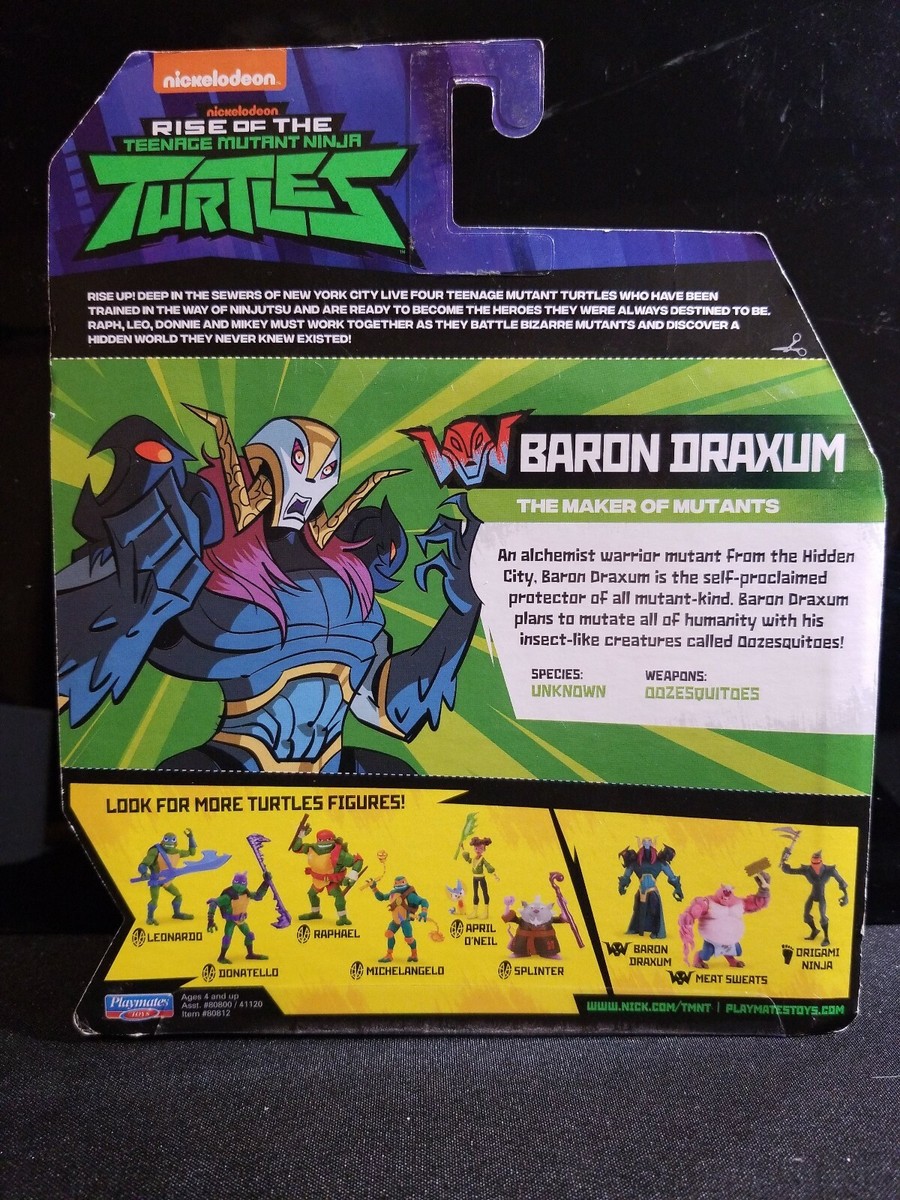 Rise of the Teenage Mutant Ninja Turtles 2018 BARON DRAXUM figure