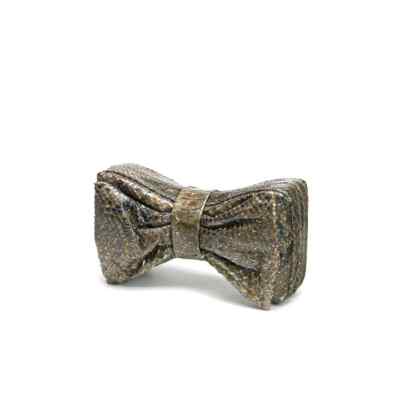 Giovanna Barrios Bow Tie Me Up Python Clutch