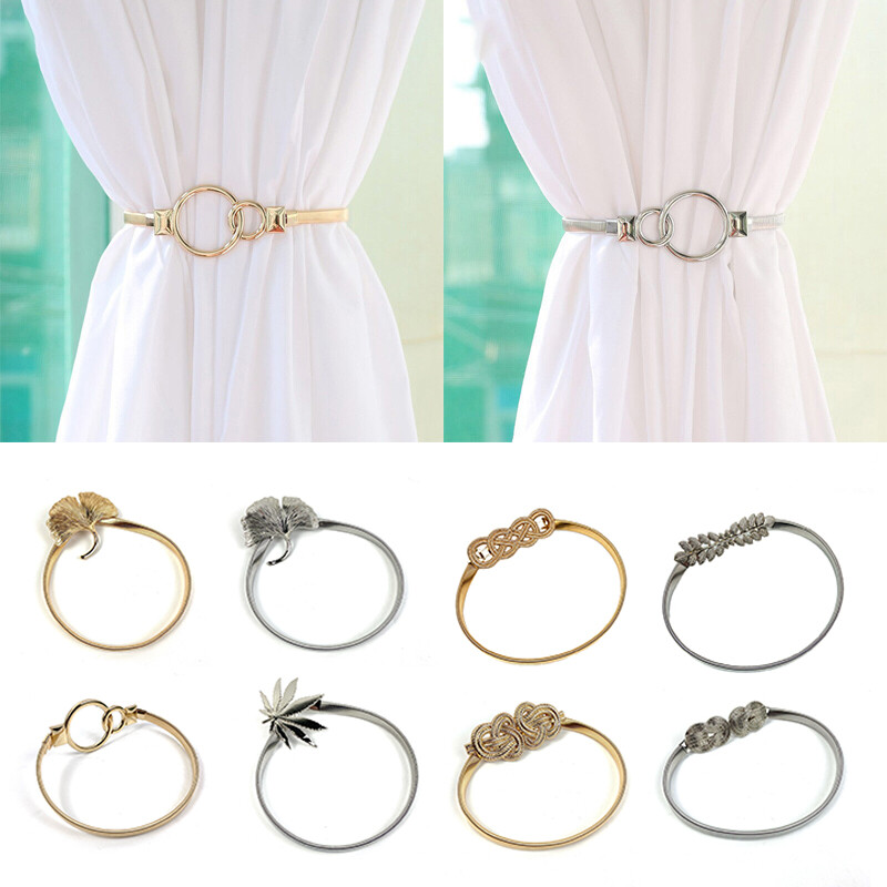 Curtain Buckle Tie Backs Pearl Crystal Tiebacks Clips