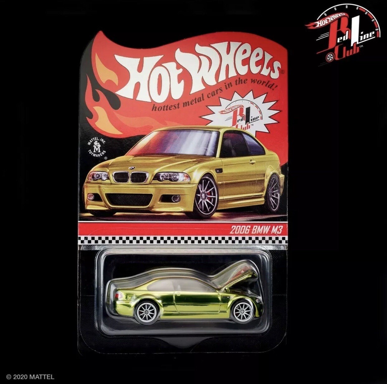 Quantity Limited Hot Wheels 2020 BMW M3 Phoenix Yellow RLC Exclusive 