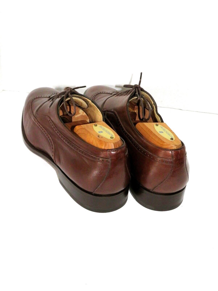 LOUIS ROTH Dark Brown Leather Wingtip Oxford‎ Shoes Size 12 M Made In Italy LOUIS ROTH Dark Brown Leather Wingtip Oxford Shoes SZ 8.5 M  main image 3