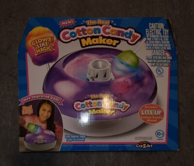 Cra-Z-Art Deluxe Cotton Candy Maker Kit w/Lite Up Wand Toy Cra-Z-Art Deluxe Cotton Candy Maker Kit w/Lite Up Wand Toy