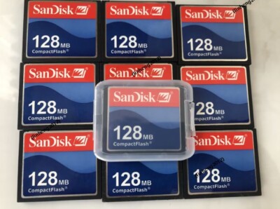 10PCS 128MB Sandisk Compact Flash Card 128MB CF Speicherkarte SDCFB/SDCFJ