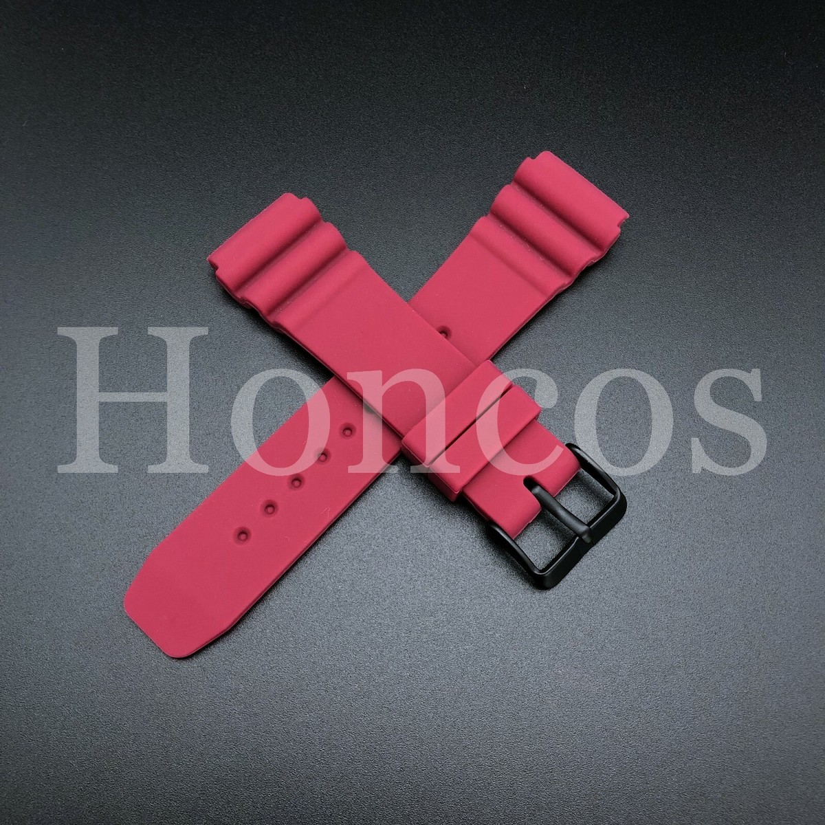 Cinturino Per Orologio Seiko Diver 22mm – Gomma Silicone Grigio, Modello SKX, Senza Marca
