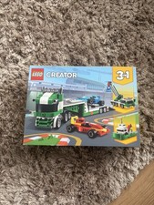 LEGO Creator 31113 3-in-1 Race Car Transporter Building Kit (SEALED)
