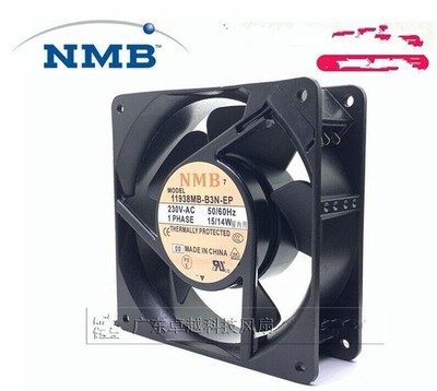 1 pc.   Fan 11938MB-B3N-EP AC230V 12038 12cm aluminum frame fan cooling fan #tp