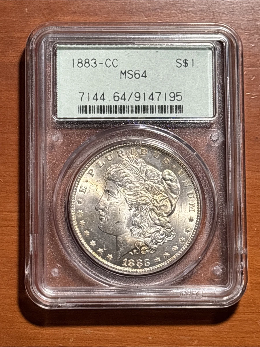 Carson City Grade MS 64 1883 Year Morgan US Dollars (1878-1921