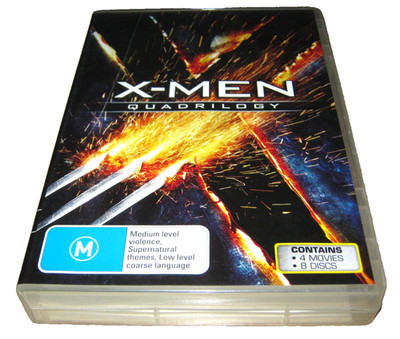 X-Men: Quadrilogy - 8 Disc Collection - VGC - DVD - R4
