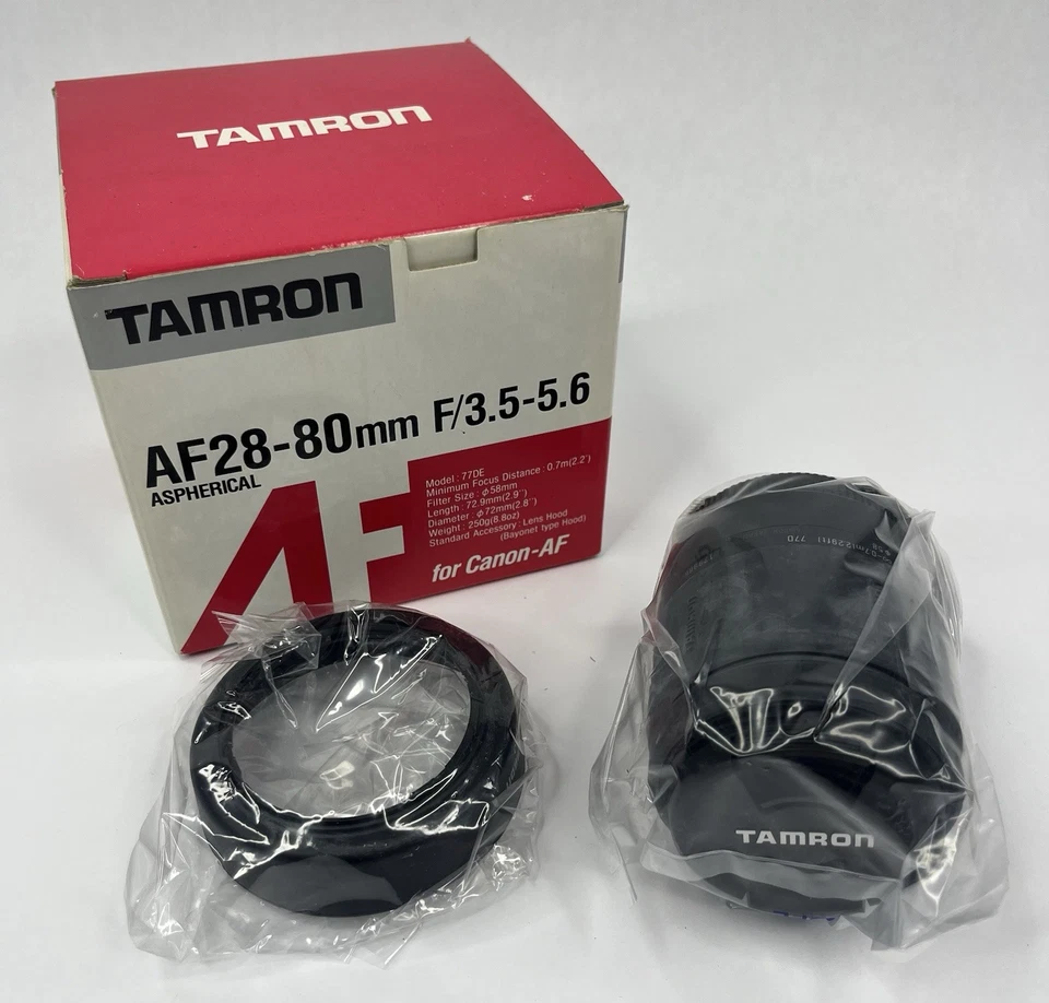 Tamron AF 28-80mm F/3.5-5.6 For Canon-AF Compatible NEW - Image 2 of 4