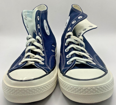 Converse Men's 10 Chuck Taylor All Star High-Top Sneaker, Navy, 164945C