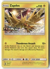 ZAPDOS - (PRERELEASE) TEAM UP SM159 HOLO PROMO SUN & MOON PROMO POKEMON LP+ on eBay