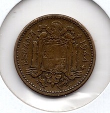 1944 Spain 1 Peseta (1657)