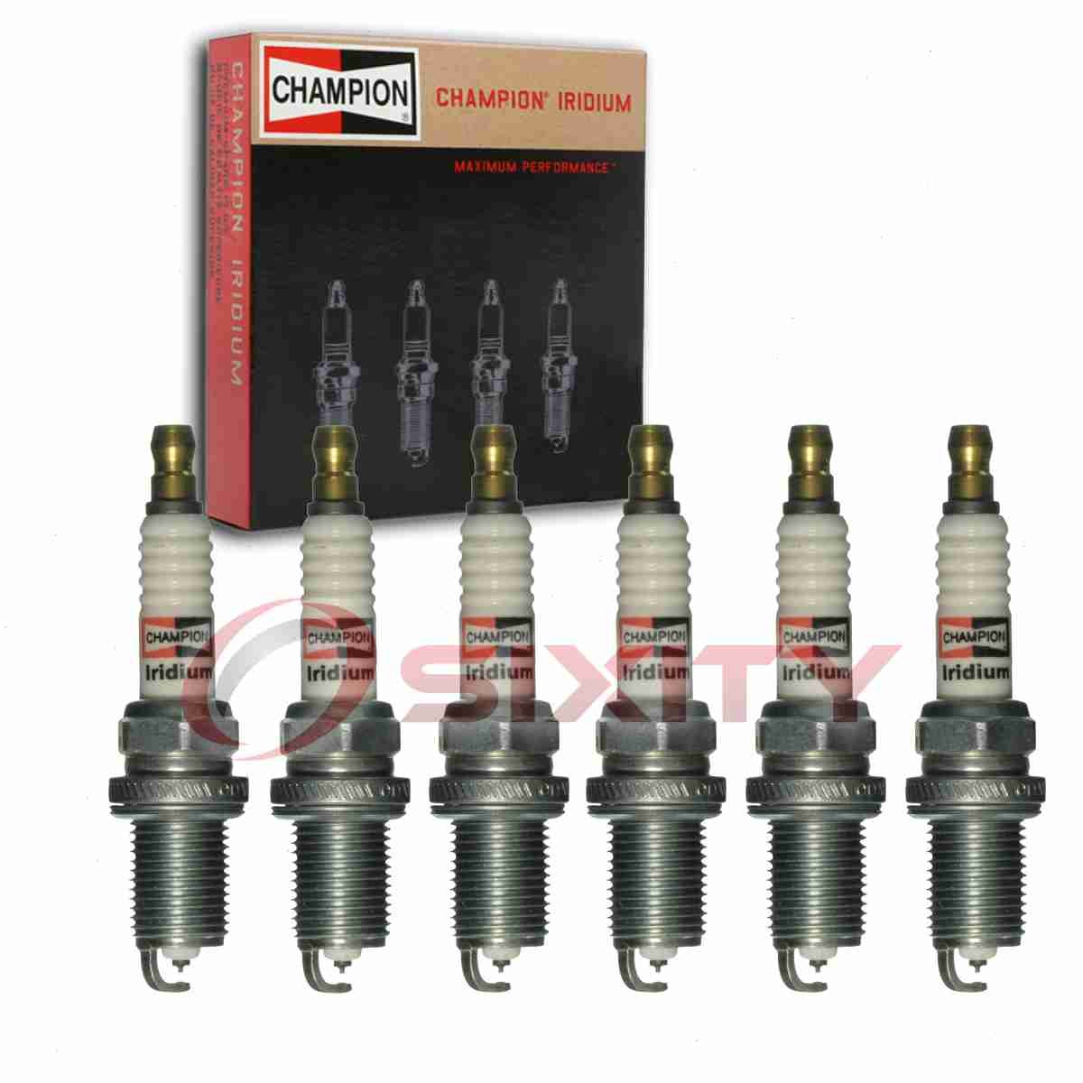 6 pc Champion Iridium Spark Plugs for 2009-2017 Audi Q5 3.0L 3.2L V6 cg