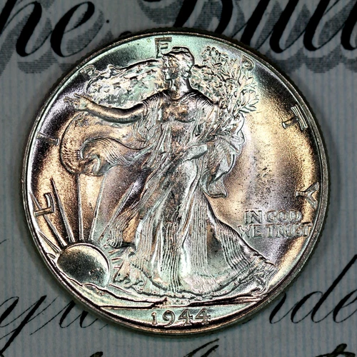 * 1944-P * SUPERB+ GEM BU MS WALKING LIBERTY HALF-DOLLAR * FROM COLLECTION