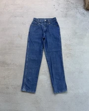 Rocky Mountain Jeans Womens 28x32 Blue Bare Back Straight Denim Pants Western