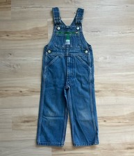 Vtg Liberty Overalls Denim Bib Overalls Kids 4 Blue Adjustable Straps Play READS
