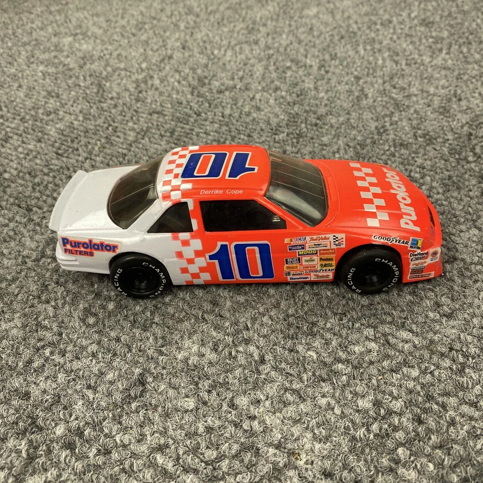 Coche diecast Derrick Cope #10 de colección 1:24 1991 Racing Champions Purolator NASCAR Foto 3 de 4
