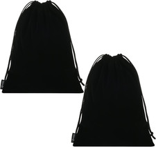 2 Pcs Portable Headphone Carrying Bag Travel Headset Storage Pouch Soft