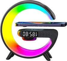 Mini Wireless Speaker with Bluetooth Lamp, Atmosphere Lamp, Wireless Charging...