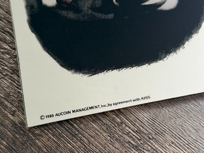 KISS Mirror GENE SIMMONS Solo 1980 Australia Vintage Kiss Aucoin