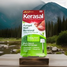 Kerasal Renewal Nail Repair Solution with Tea Tree Oil, .33 fl oz, NEW IN BOX