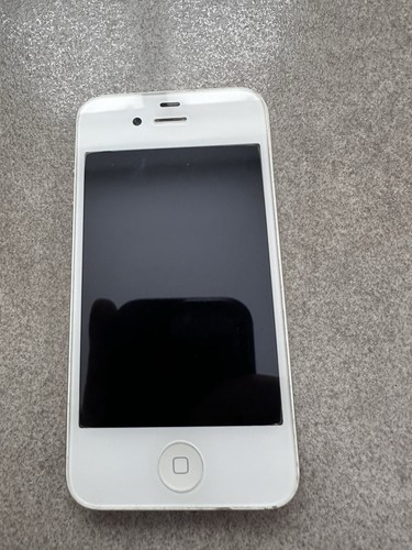 Apple iPhone 4 Weiß A1332 Smartphone Handy Alt Vintage Sammler Defekt Ersatzteil