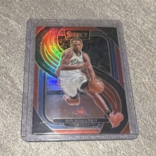 Panini Select 2024-25 Red Prizm Rookie Ron Holland II Pistons #198/199