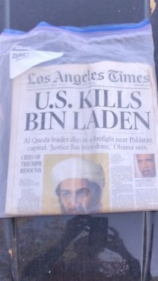 La times full newspaper May 2nd 2011 US KILLS BIN LADEN