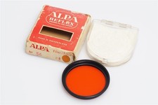 Alpa Filter Type B Filtrabe 56 Orange For Macro Switar 50Mm