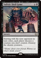 Sadistic Shell Game MTG Commander: Duskmourn: House of Horror 24 R NM