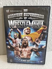 WWE - The Greatest Superstars of Wrestlemania (DVD, 2008, 2-Disc) Pre-Owned