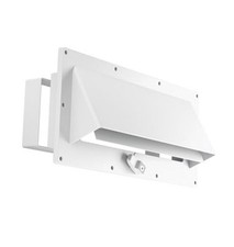 Aluminum RV Exhaust Range Hood Vent Cover with Adjustable Collar Depth  White